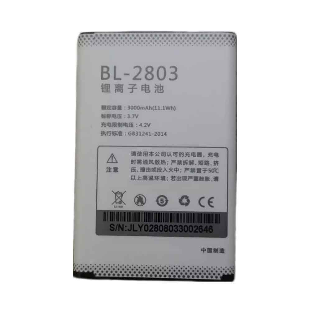 BL-2803ノートPCバッテリー