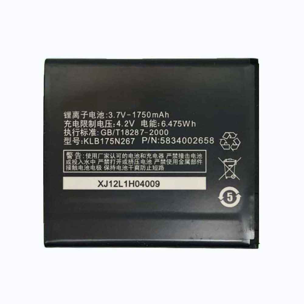 KLB175N267ノートPCバッテリー