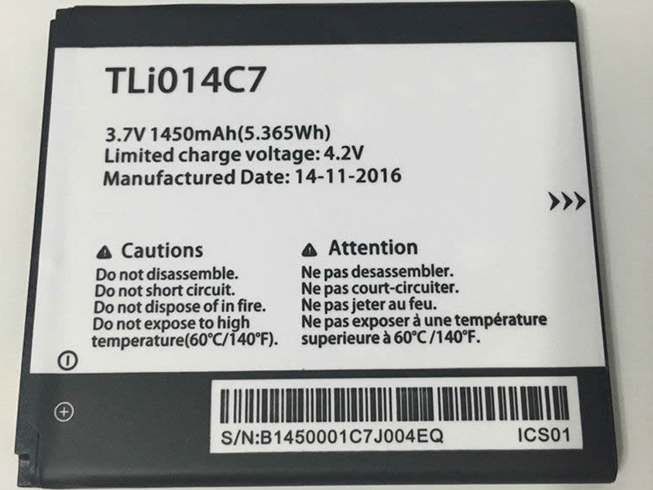 TLi014C7ノートPCバッテリー